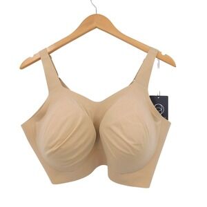 Evelyn Bobbie The Beyond Bra Sand Wireless Seamless Smoothing Bra 2XL NWT